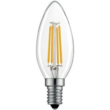 Λαμπτήρας LED Filament E14 Candle 6.5W 2700K