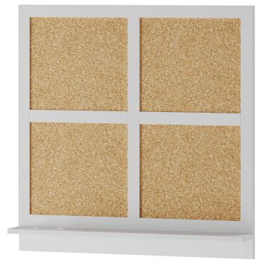 Cork board with Minido shelf
