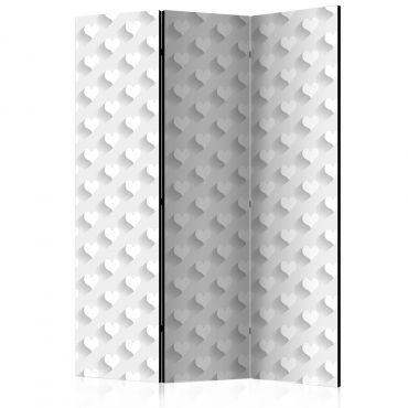 Διαχωριστικό με 3 τμήματα - Grey Hearts [Room Dividers]