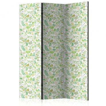 Διαχωριστικό με 3 τμήματα - Plants Stained Glass [Room Dividers]