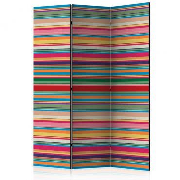 3-part divider - Subdued stripes [Room Dividers]