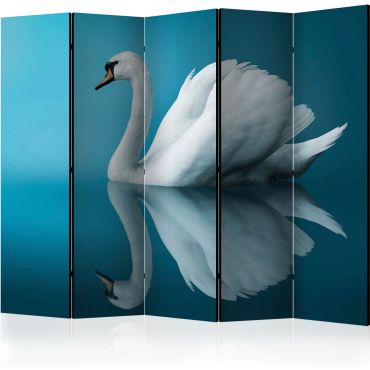 5-part divider - swan - reflection II [Room Dividers]