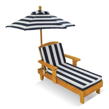 Sunbed KidKraft Outdoor Chaise with Umbrella