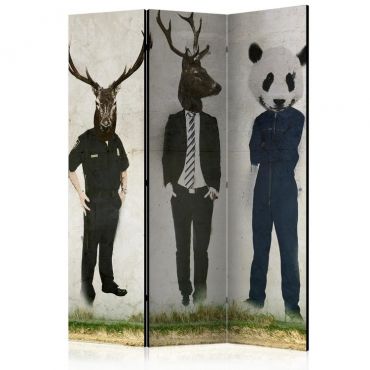 Διαχωριστικό με 3 τμήματα - Man or Animal? [Room Dividers]