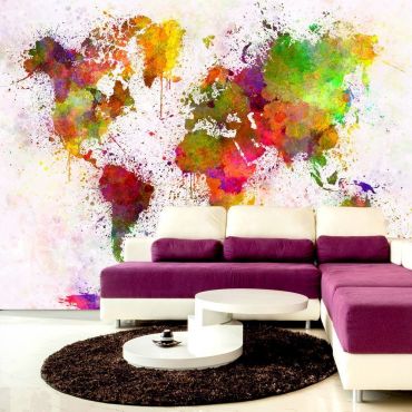 Self-adhesive photo wallpaper - Dyed World