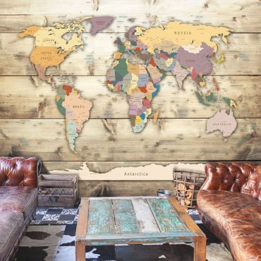 Self-adhesive photo wallpaper - The World at Your Fingertips