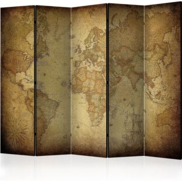 Διαχωριστικό με 5 τμήματα - Old map II [Room Dividers]