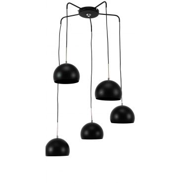 Hanging ceiling light Canonus 5-lamps