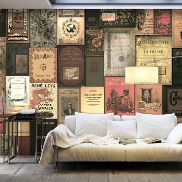 Self-adhesive photo wallpaper - Books of Paradise