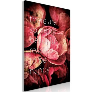 Table - There Are So Many Beautiful Reasons To Be Happy (1 Part) Vertical