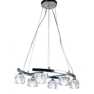 Hanging ceiling light Martini 6lamps