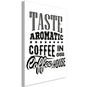 Table - Taste Aromatic Coffee in our Coffee House (1 Part) Vertical
