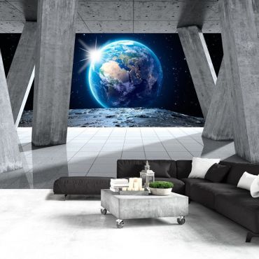 Self-adhesive photo wallpaper - View From the Moon