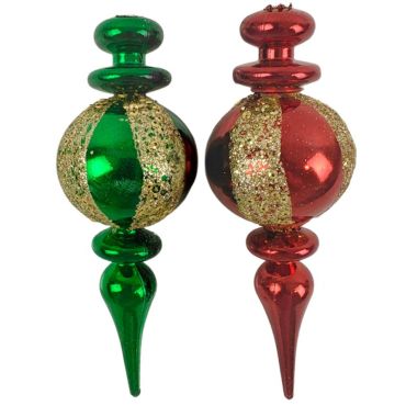 Set of plastic ornaments Droplets