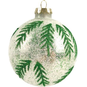 Glass ornament Glittery