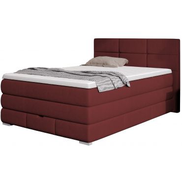 Upholstered bed Orra with mattress and topper