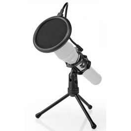Desktop tripod microphone with pop filter Nedis MPST00BK
