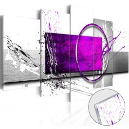 Acrylic Print - Purple Expression [Glass]