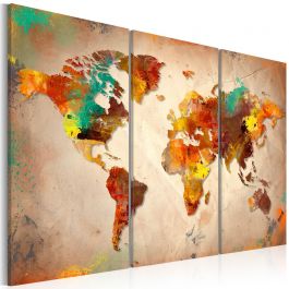 Canvas Print - Painted World - triptych