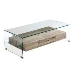 Τραπεζάκι σαλονιού Glasser Wood