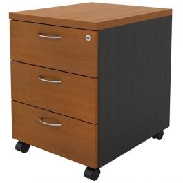 Executive wheeled chest of drawers
