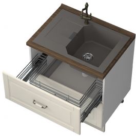 Floor sink cabinet Toscana R80-2ΜΖ