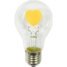 Νήματος LED vintage Α60 Ε27 2W Καρδιά