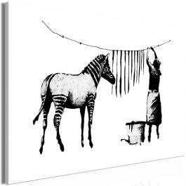 Table - Banksy: Washing Zebra (1 Part) Wide