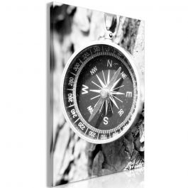 Table - Black and White Compass (1 Part) Vertical