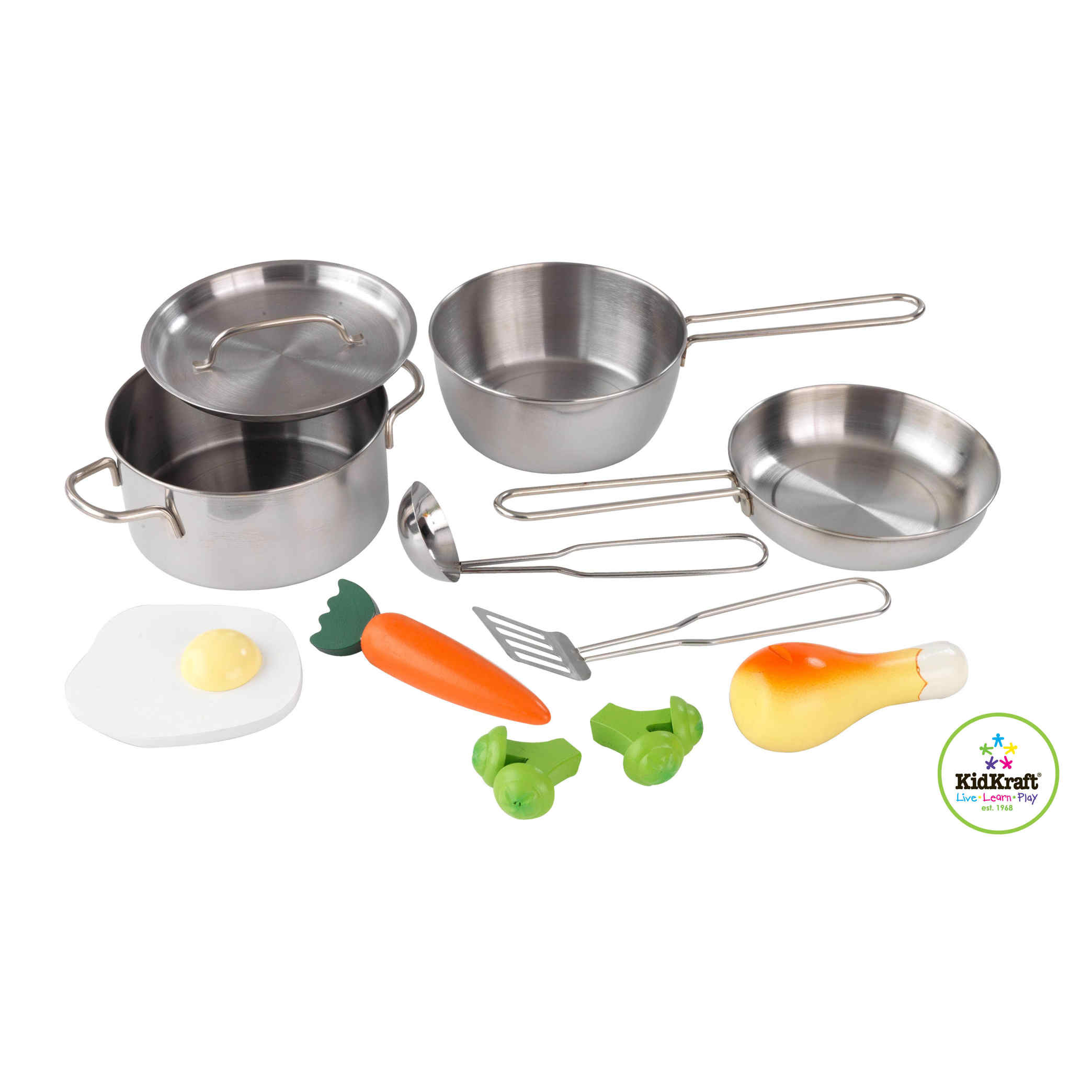 Kidkraft pots store and pans